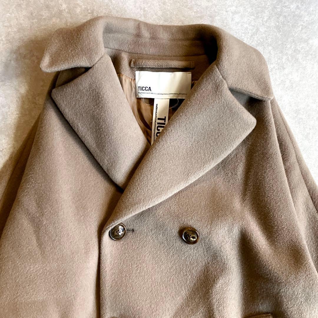美品 ティッカ 上質ウールテントコート 近年 スピック＆スパン 2way