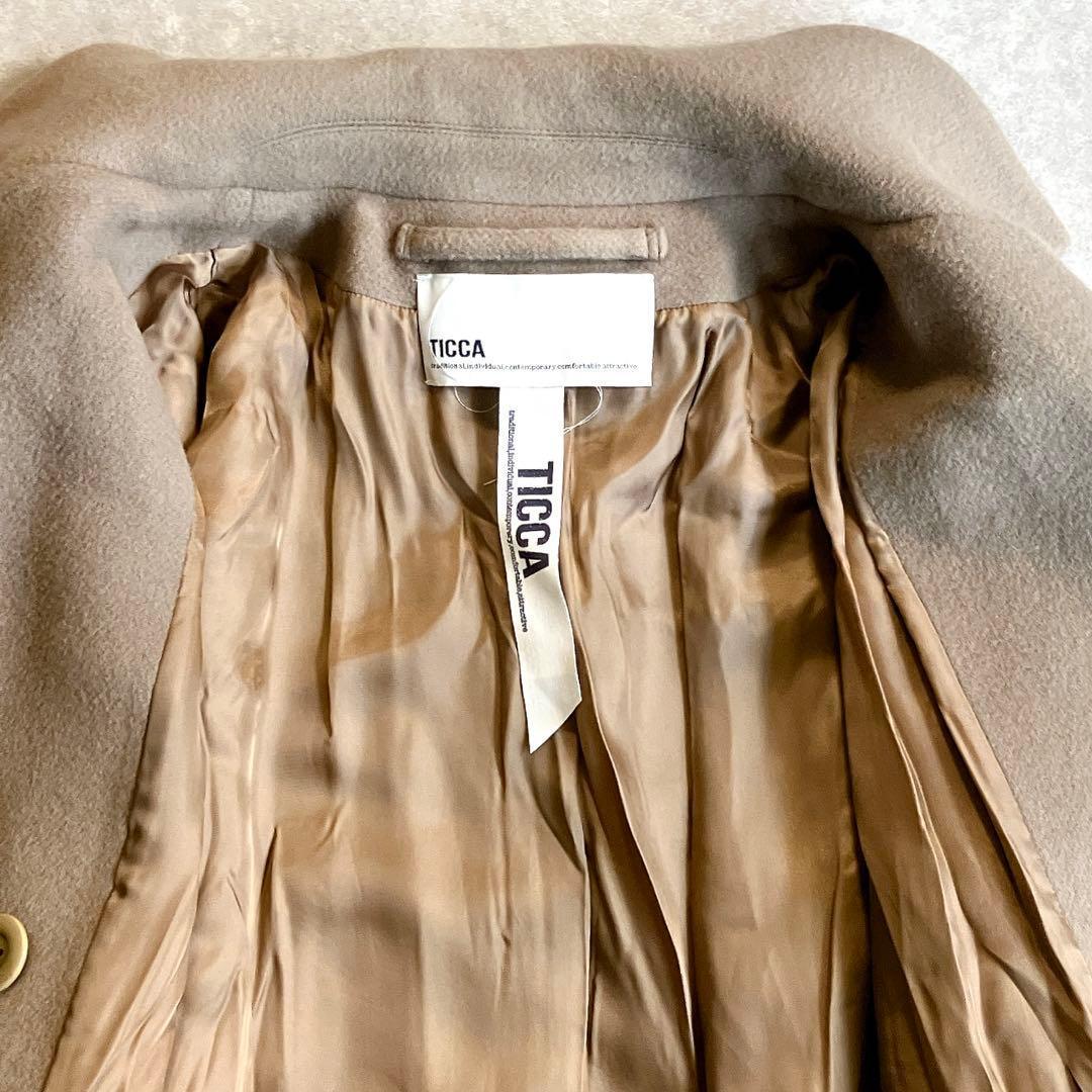 美品 ティッカ 上質ウールテントコート 近年 スピック＆スパン 2way