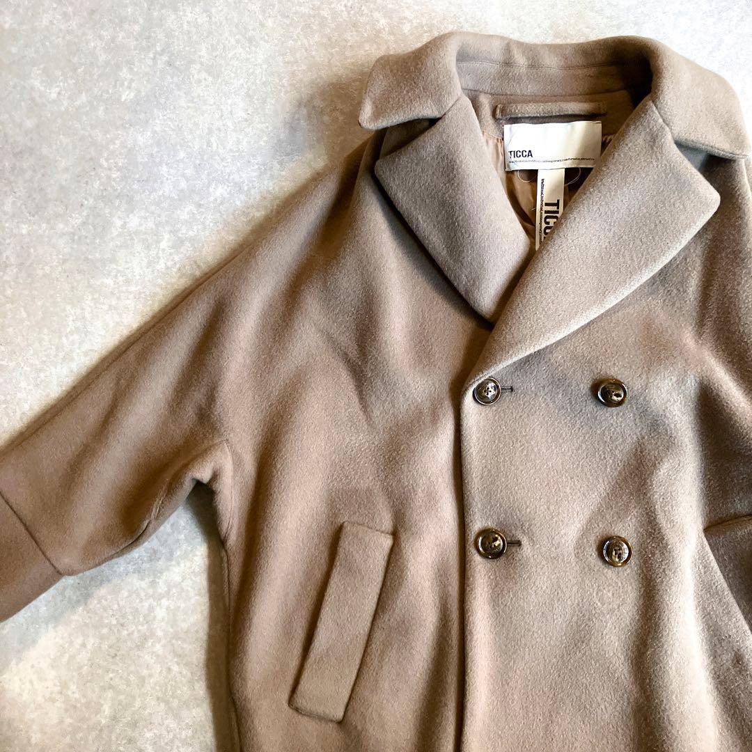美品 ティッカ 上質ウールテントコート 近年 スピック＆スパン 2way