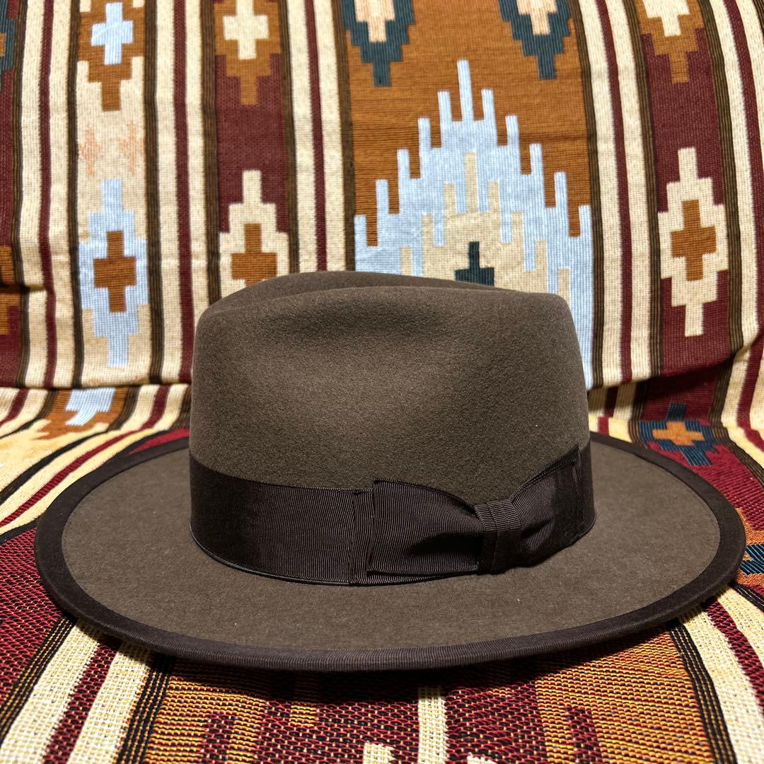 THE h.wdog&co pointH ハット38 ブラウン