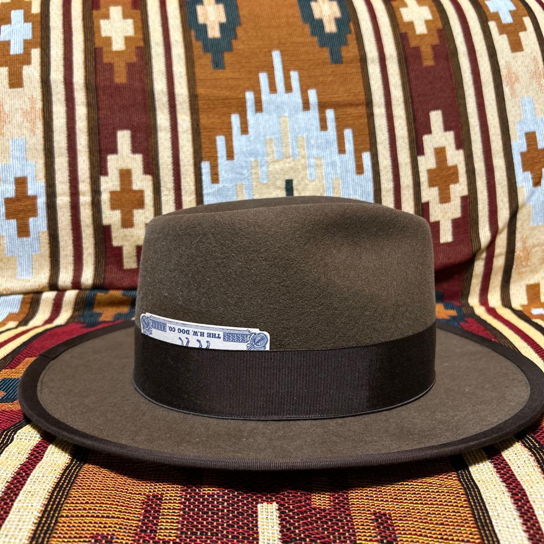 THE h.wdog&co pointH ハット38 ブラウン