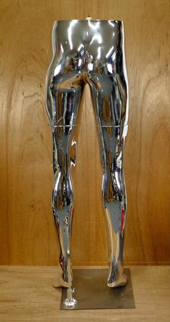 アンティーク　メタリック　トルソー　脚　お尻　下半身　古道具　オブジェ