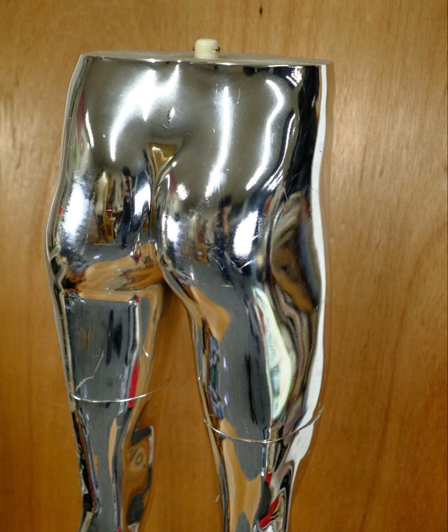 アンティーク　メタリック　トルソー　脚　お尻　下半身　古道具　オブジェ