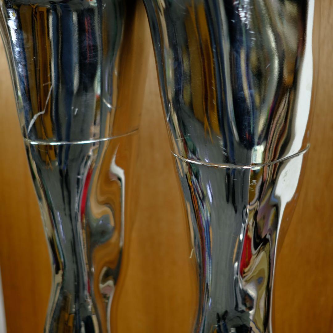 アンティーク　メタリック　トルソー　脚　お尻　下半身　古道具　オブジェ