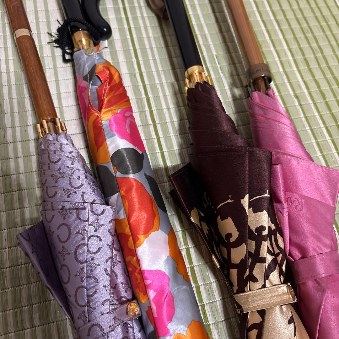 セリーヌ　ジバンシー　イヴ・サンローラン　バレンチノ　　ラルフローレン　傘　雨傘