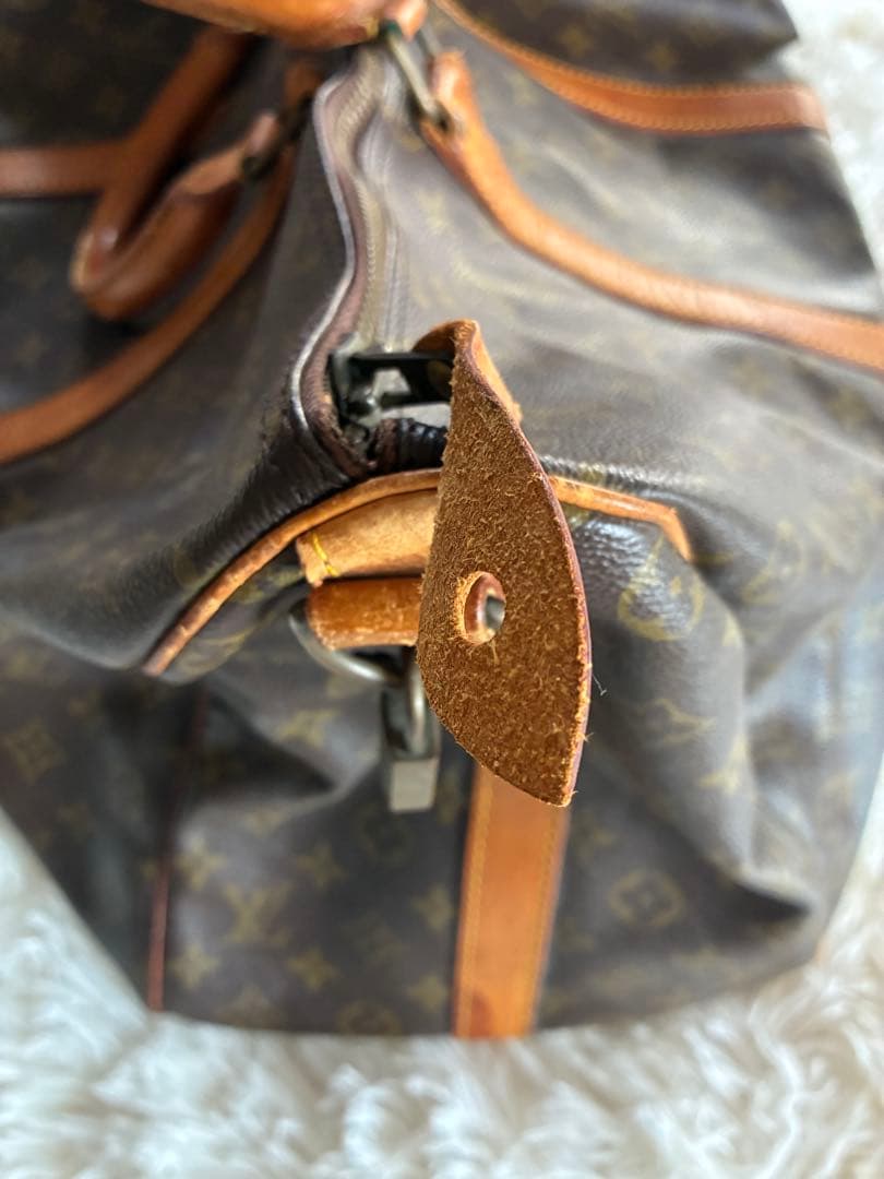 LOUIS VUITTON ボストンバッグ モノグラム キーポル50 ブラウン
