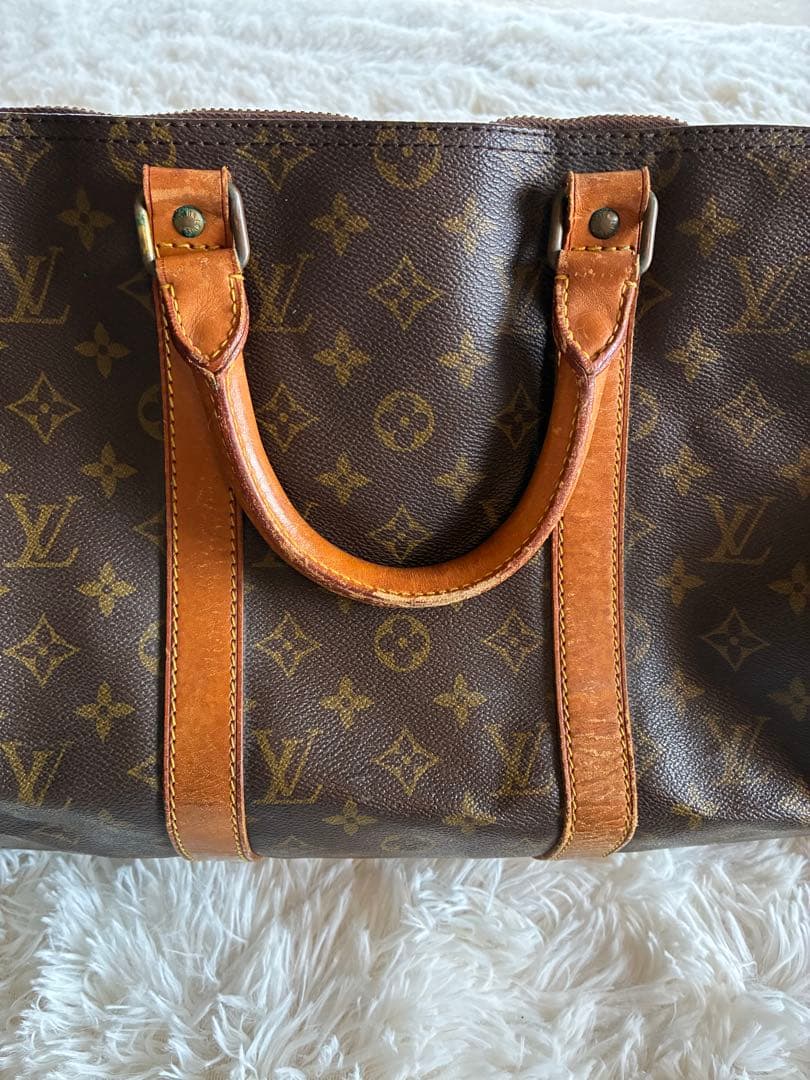 LOUIS VUITTON ボストンバッグ モノグラム キーポル50 ブラウン