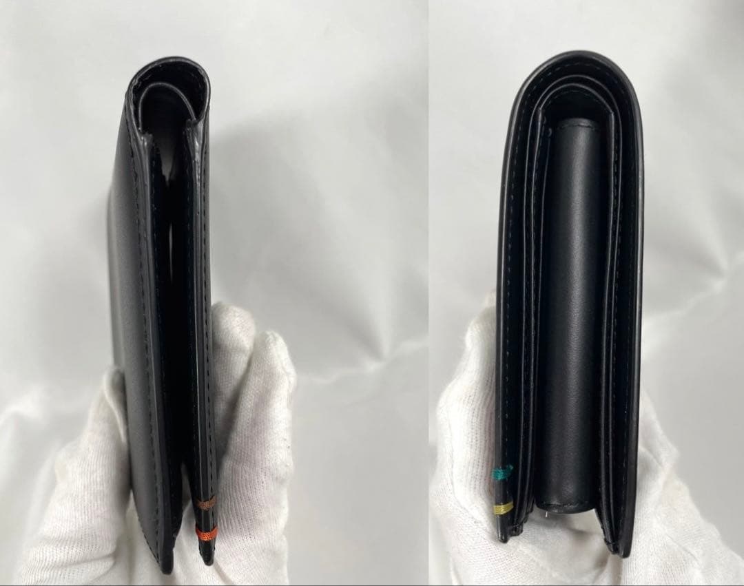 未使用 Paul Smith ポールスミス 二つ折り財布 レザー ストライプ