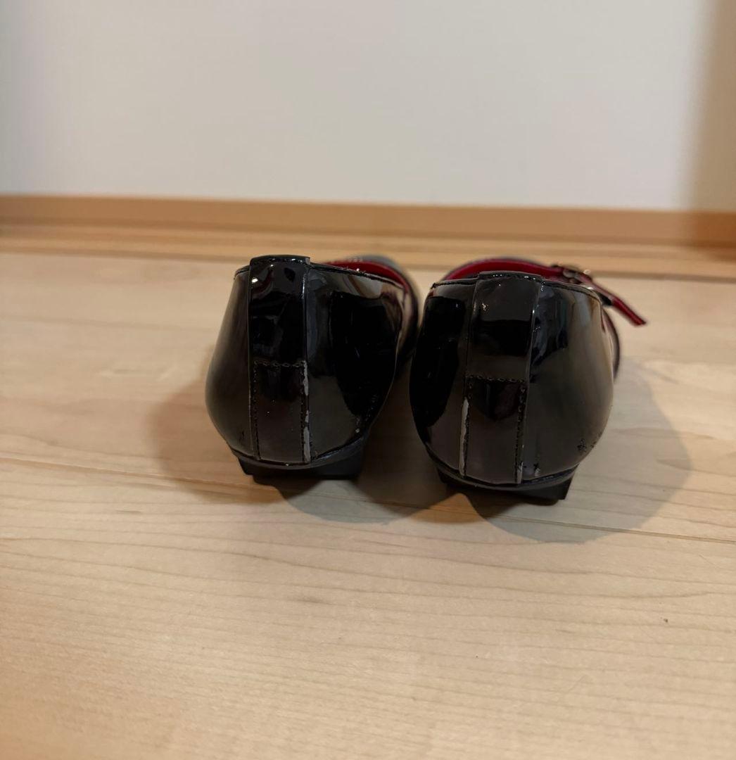 リトルピアニスト　little pianist　エナメルシューズ21.5cm