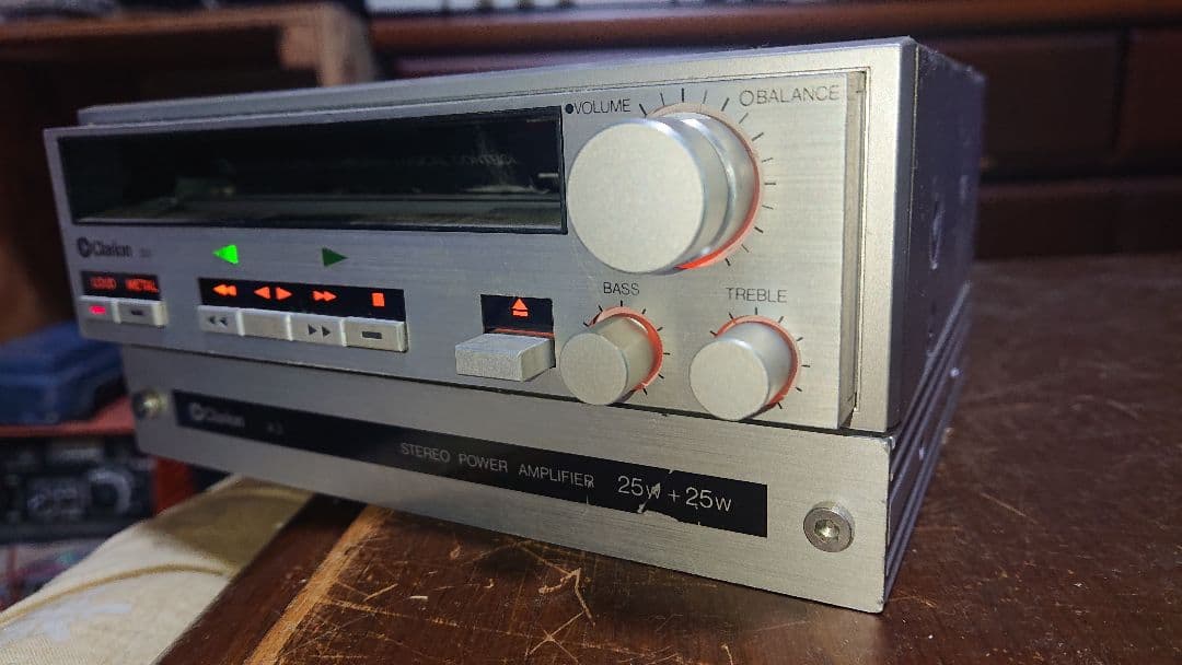 当時物、シティコネクション、デッキアンプセット 動作品