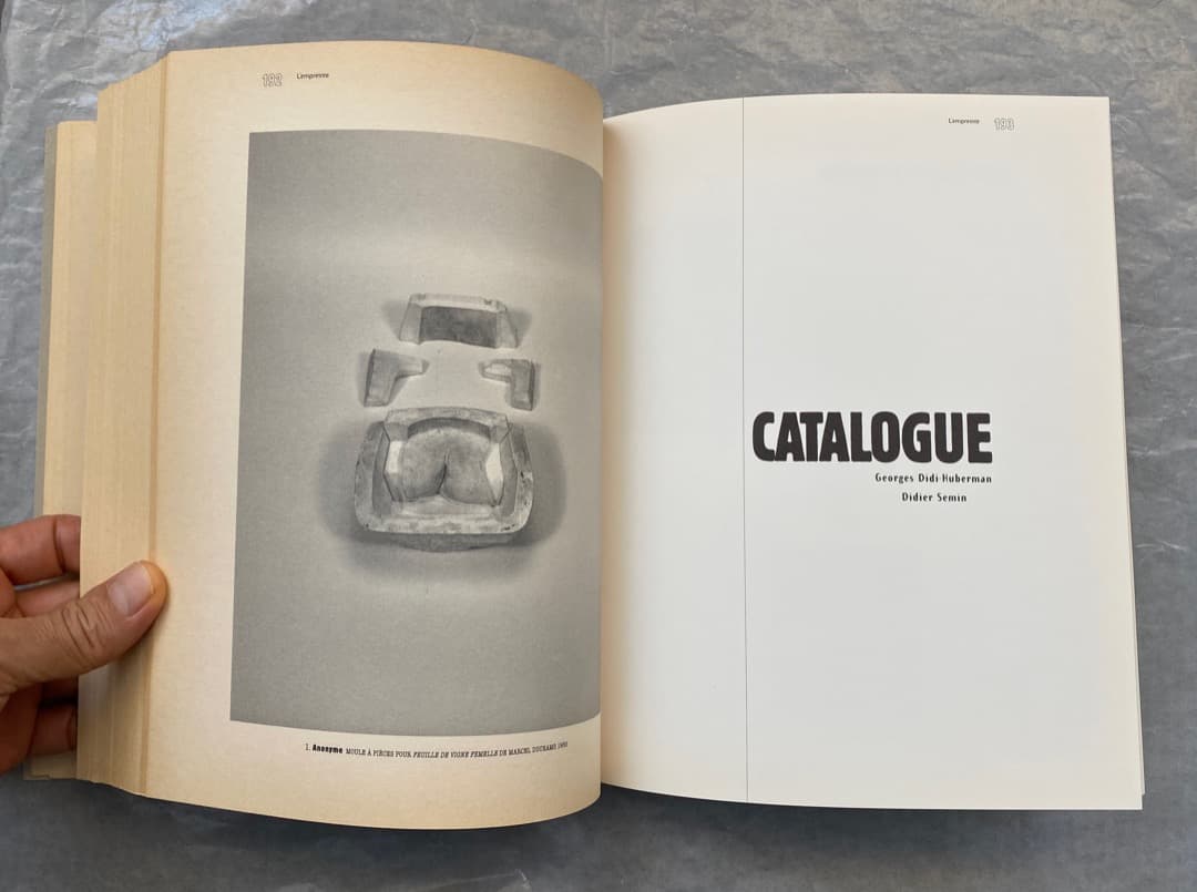 ディディ＝ユーベルマン『痕跡展（L'empreinte）』カタログ、1997年。