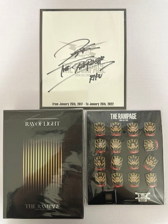 THE RAMPAGE アルバムRAY OF LIGHT RIKU サイン