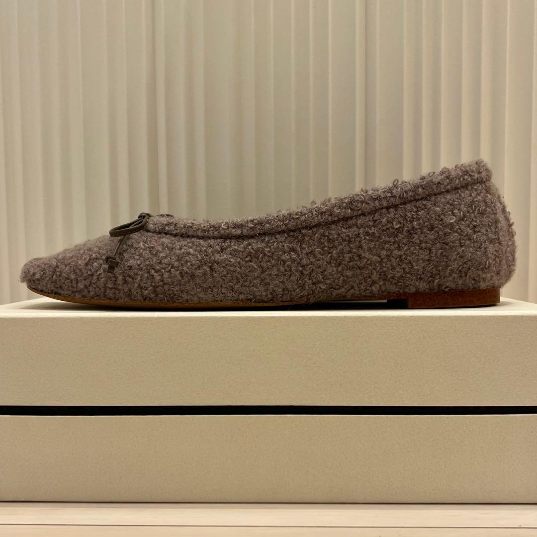 未使用✨chembur チェンバー フラットシューズ ボア 23h 23.5