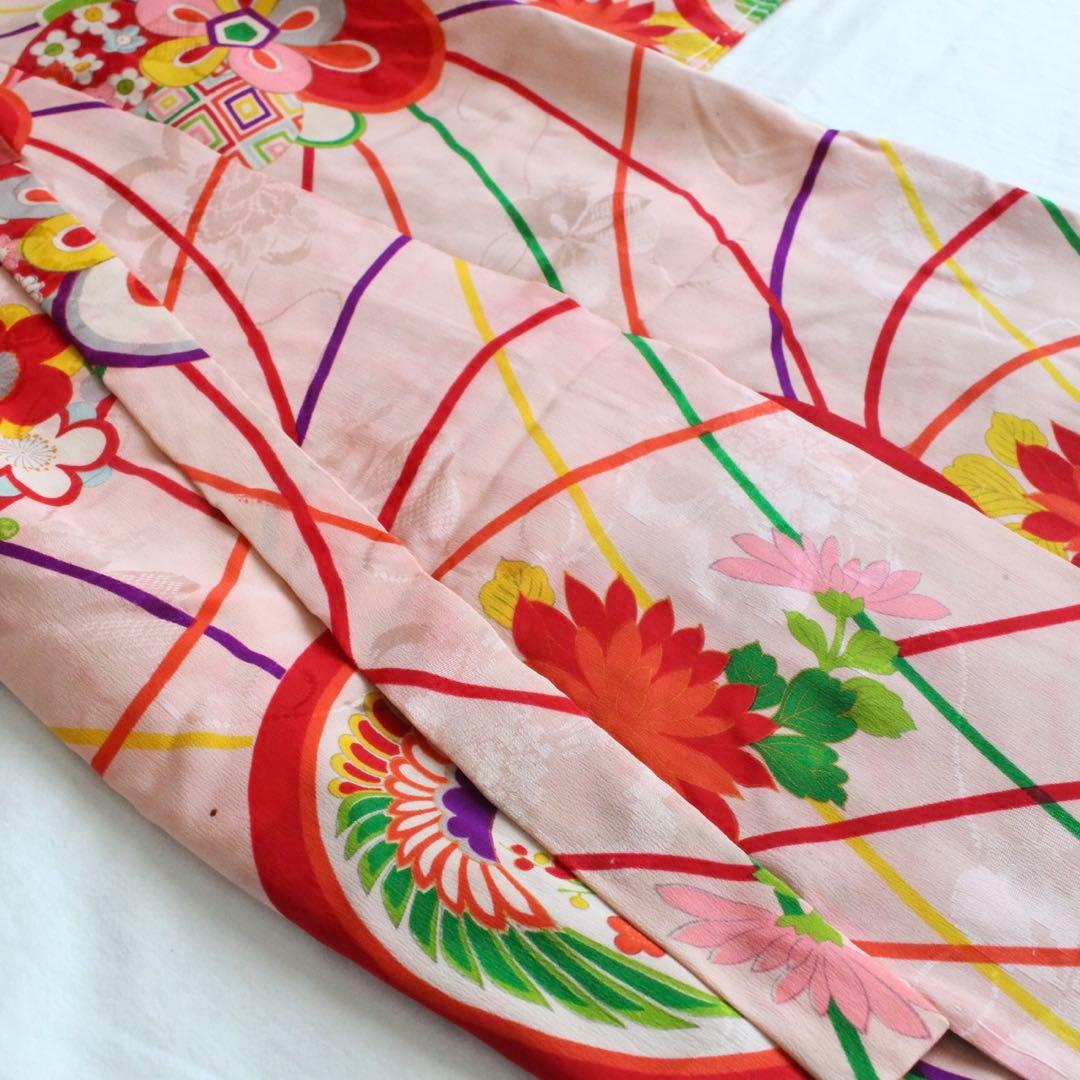 七五三 2歳 3歳 女の子 子供 アンティーク 着物 被布 セット