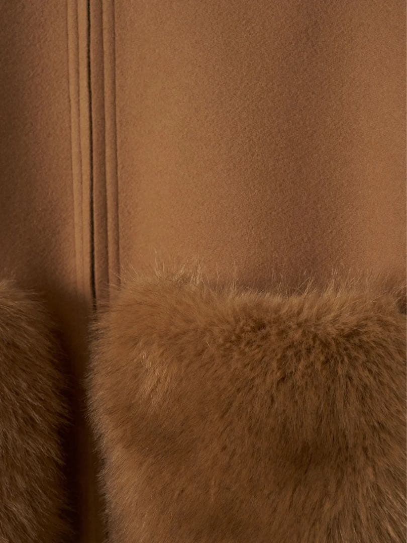 eimy istoire ファーポケットマントコート