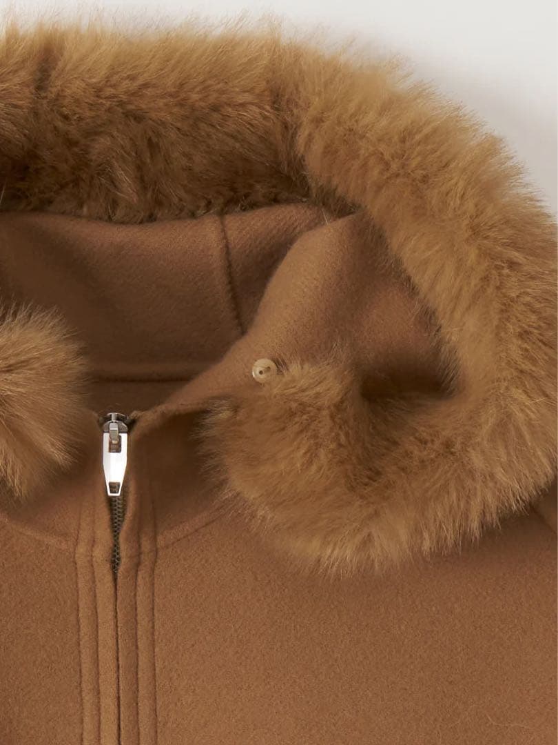 eimy istoire ファーポケットマントコート