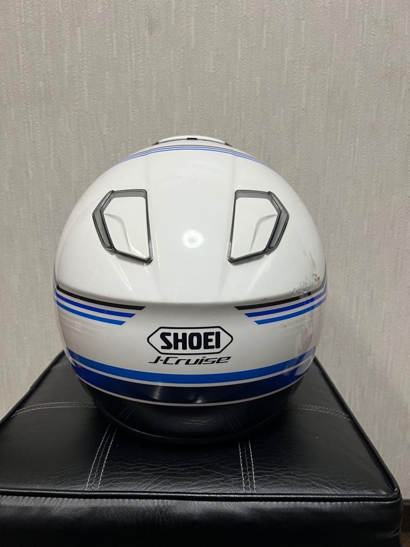 K*a様 SHOEI J-Cruise ジェットヘルメット ホワイト/ブルー