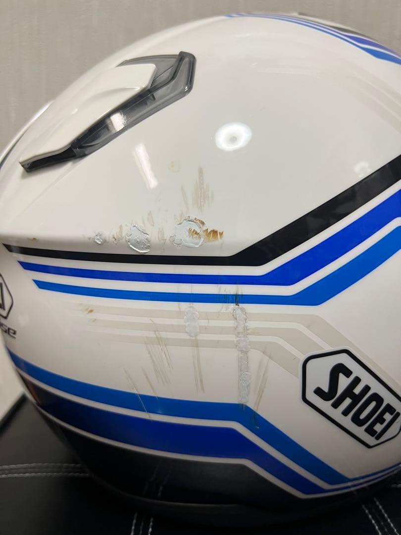 K*a様 SHOEI J-Cruise ジェットヘルメット ホワイト/ブルー
