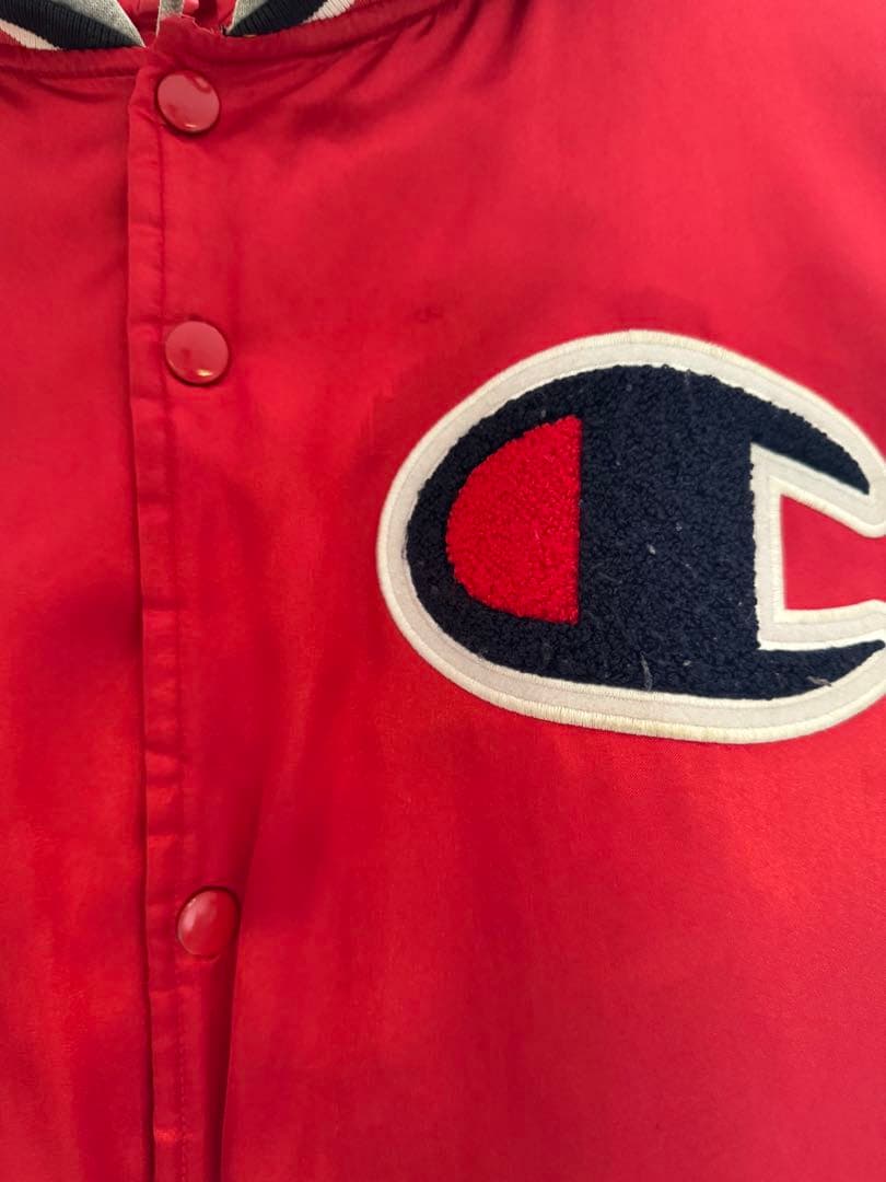 【希少サイズ】XL　supreme champion サテンパーカー　バーシティ