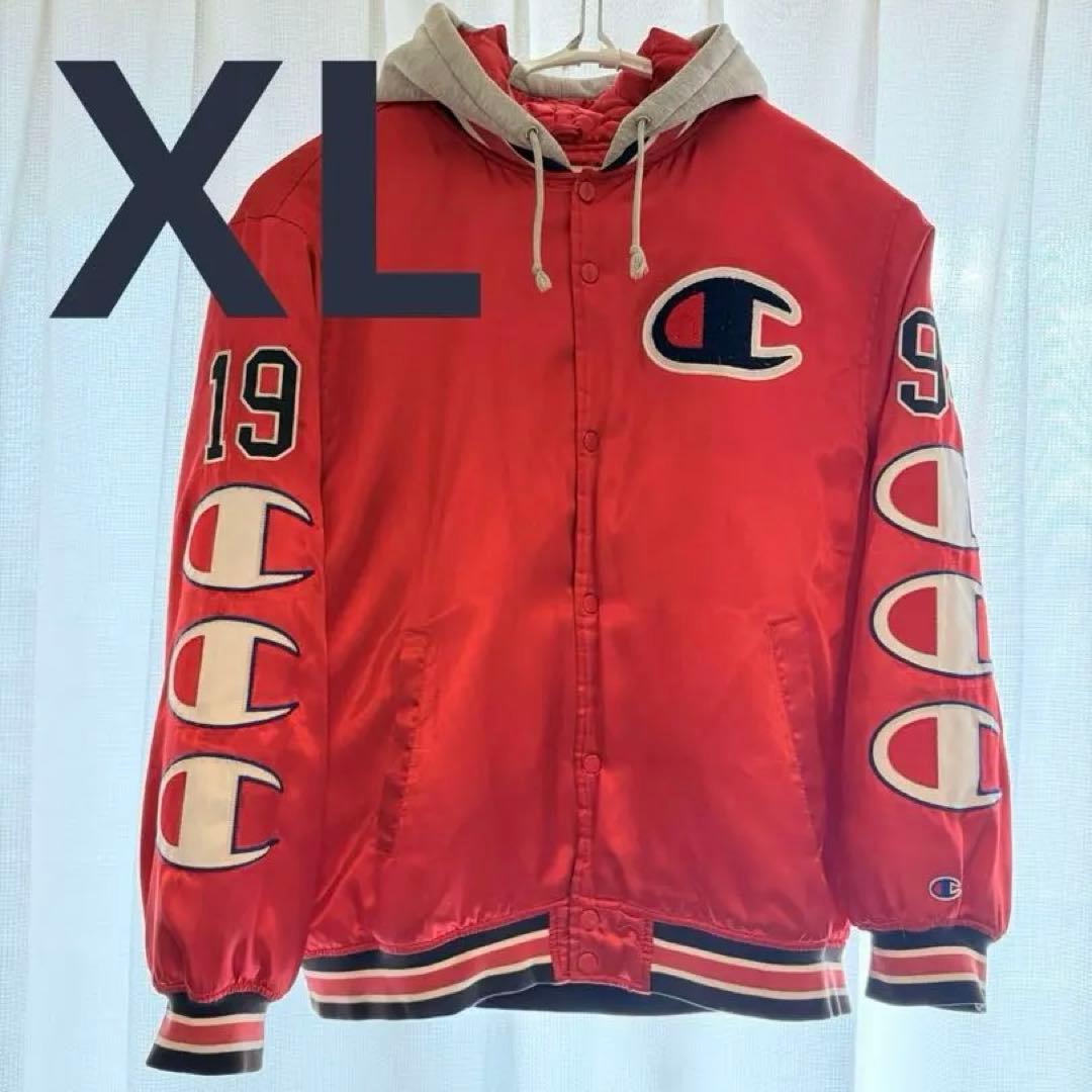 【希少サイズ】XL　supreme champion サテンパーカー　バーシティ