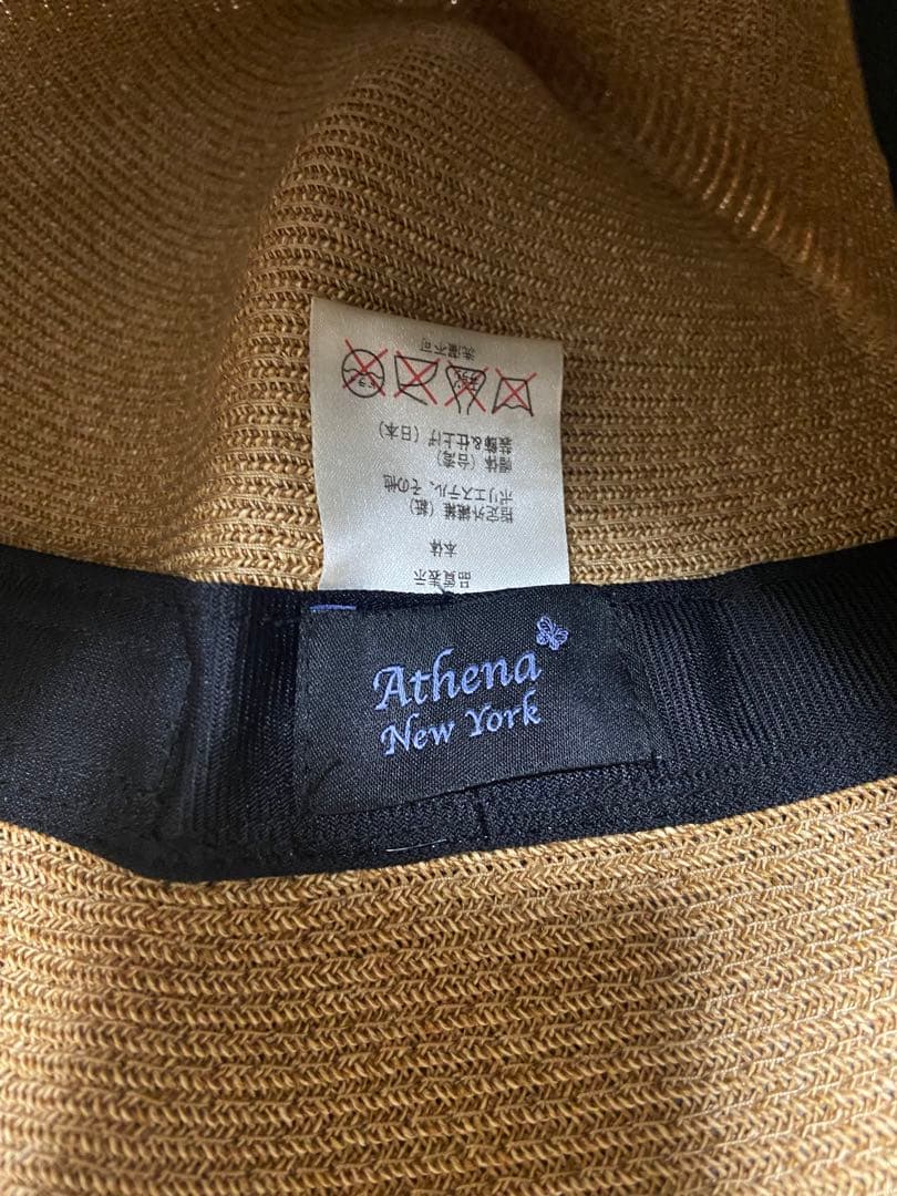 値下げ【アシーナニューヨーク】Risako リサコ 麦わら帽子 （ダークグレー）