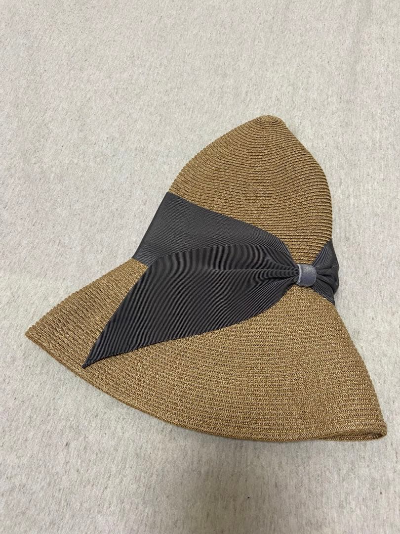 値下げ【アシーナニューヨーク】Risako リサコ 麦わら帽子 （ダークグレー）