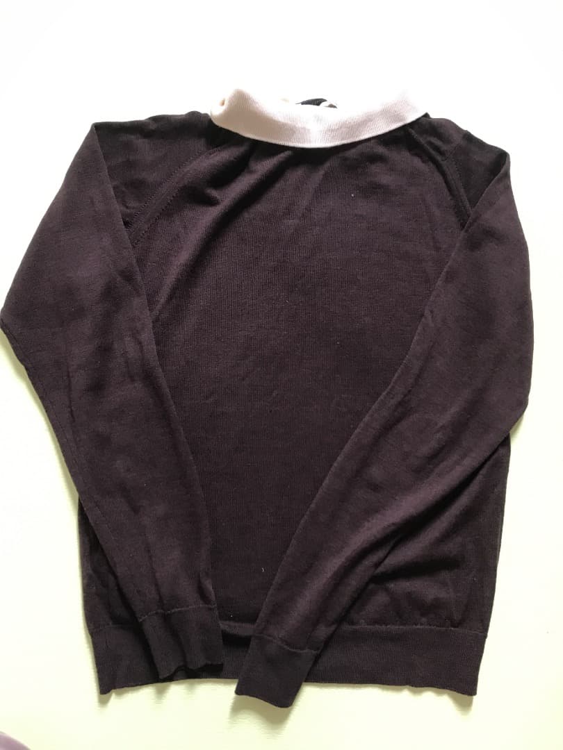 JOHN SMEDLEY 長袖ニット M ダークブラウン