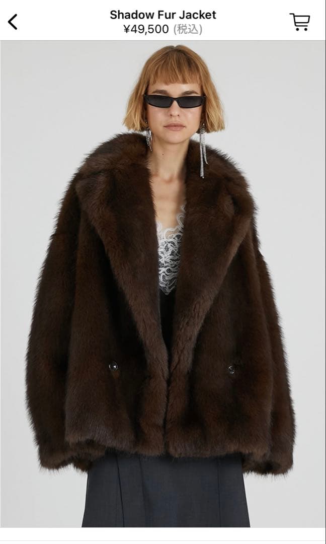 prankproject 新作ファーコート　shadow far jaket