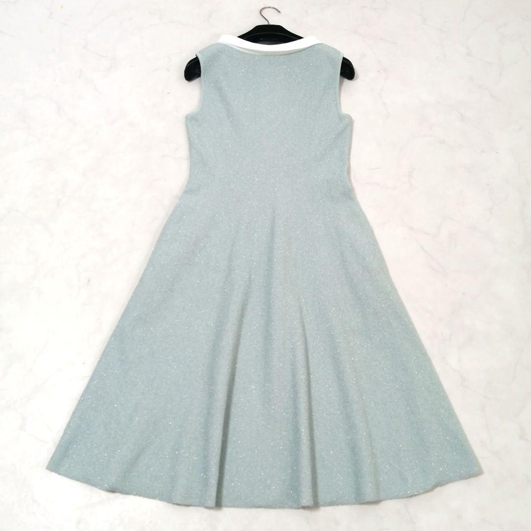 美品✨ フォクシー　ワンピ―ス　ニットドレス スワロー　ラメ　22年　近年　38