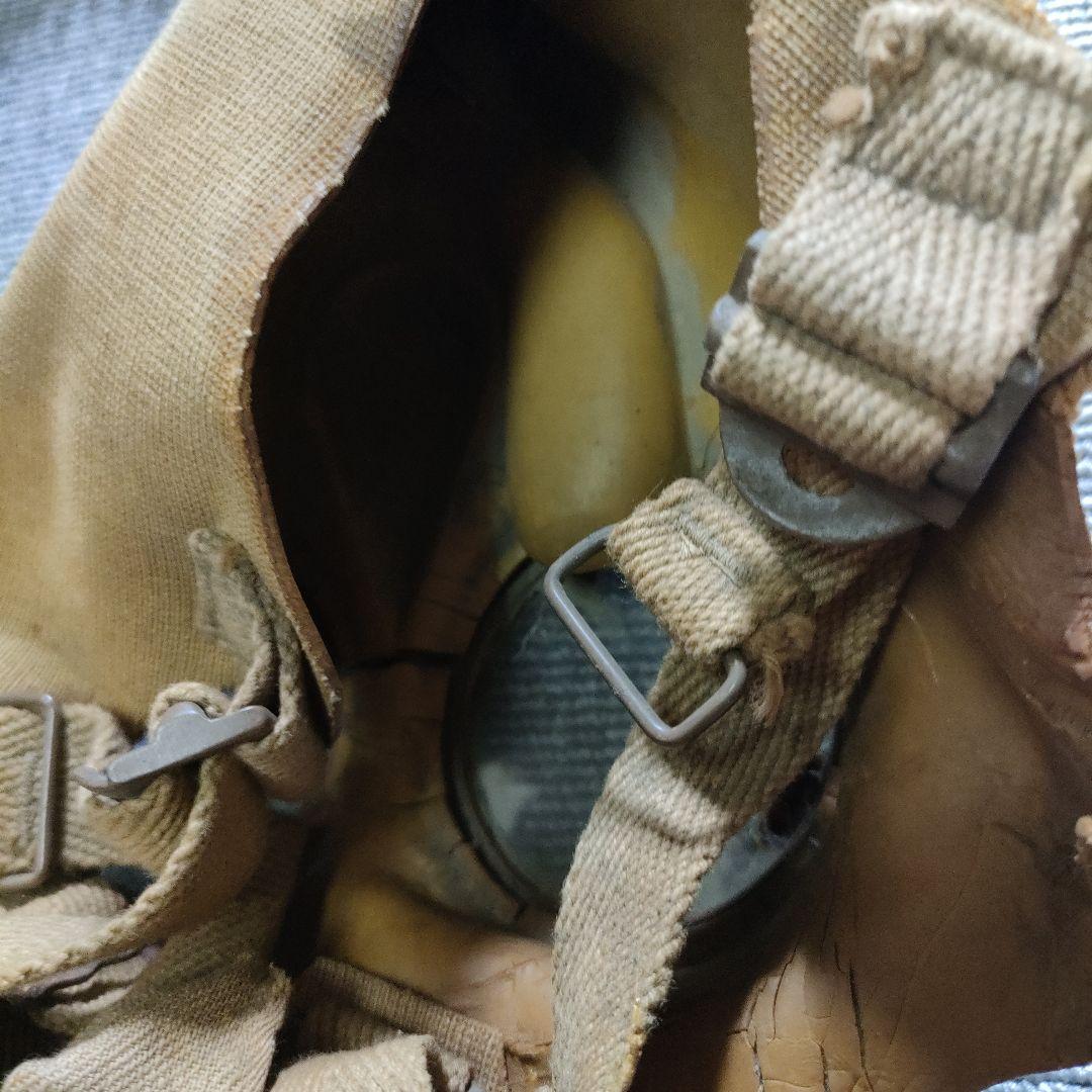 防毒面　防毒マスク　日本製 ガスマスク レンズ　昭和　アンティーク　レトロ　戦争