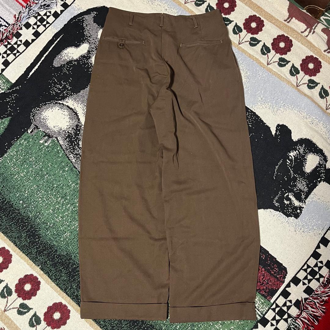 き*と様 50s ロカビリー WOOL ギャバジン スラックス ヴィンテージ レ