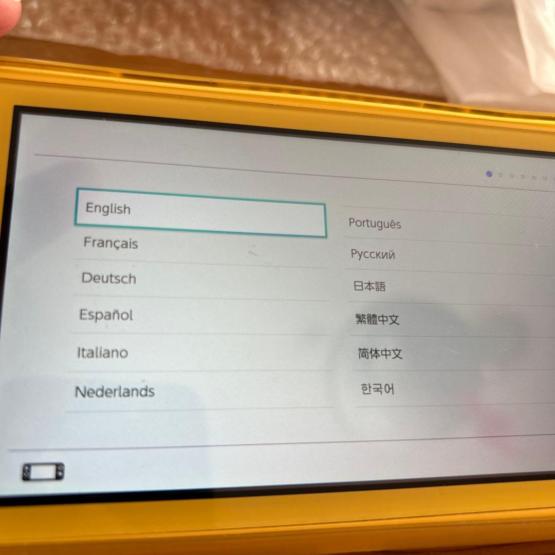 箱付き　Nintendo Switch Lite イエロー　ジャンク扱いです。