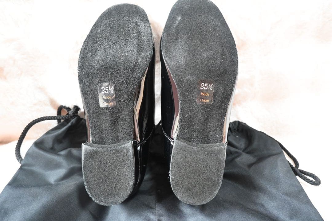 男性　ダンス シューズ 黒 25.5cm メンズS メンズシューズ