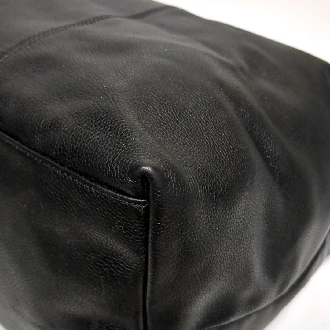 ✨ロンシャン✨プリアージュ キュイール トートバッグ 2way レザー ブラック