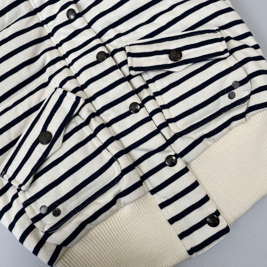 美品✨バーバリーブルーレーベル リバーシブル ダウンベスト 水鳥天然羽毛 M