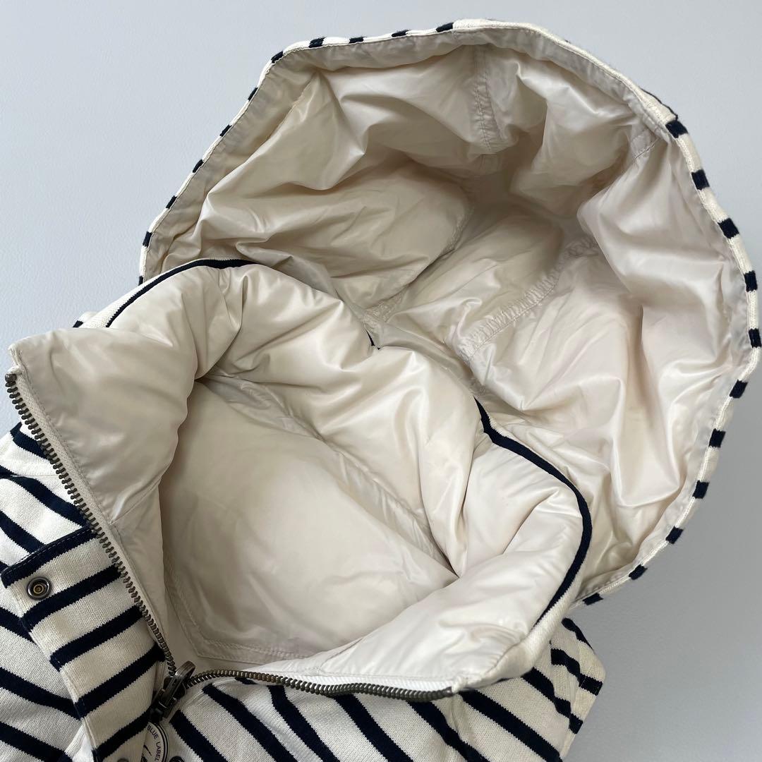 美品✨バーバリーブルーレーベル リバーシブル ダウンベスト 水鳥天然羽毛 M