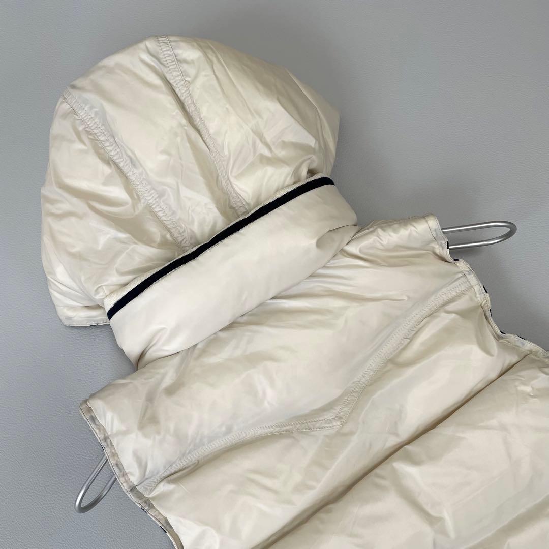 美品✨バーバリーブルーレーベル リバーシブル ダウンベスト 水鳥天然羽毛 M