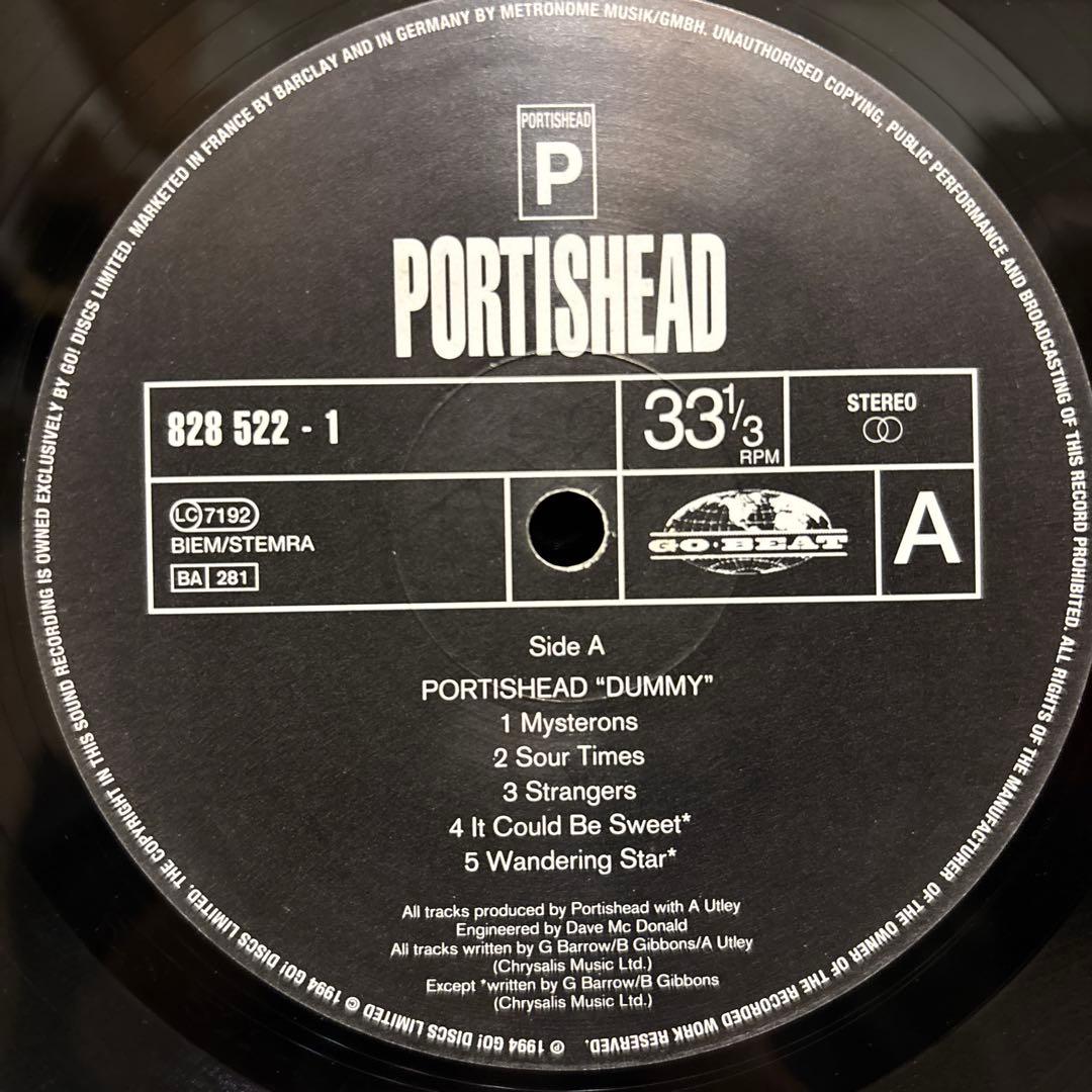 EUオリジナル盤 Portishead Dummy レコード ポーティスヘッド