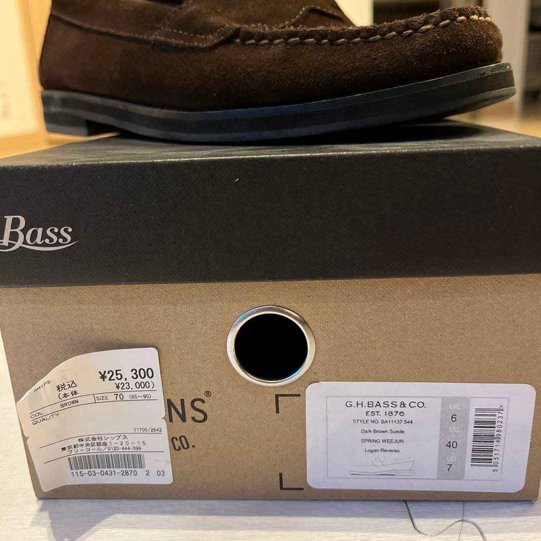 G.H. BASS WEejuns ブラウンローファー 7