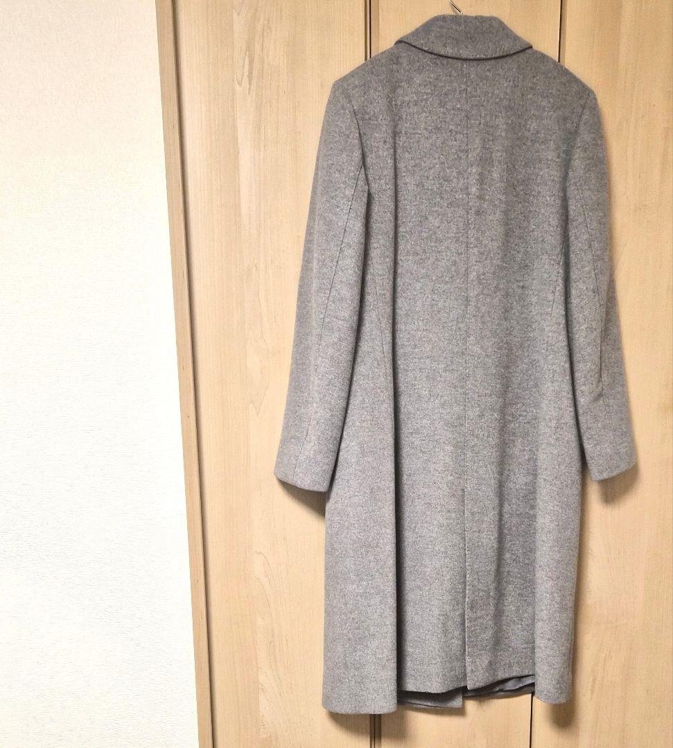 Paul Stuart　ウール カシミア ロングコート グレー