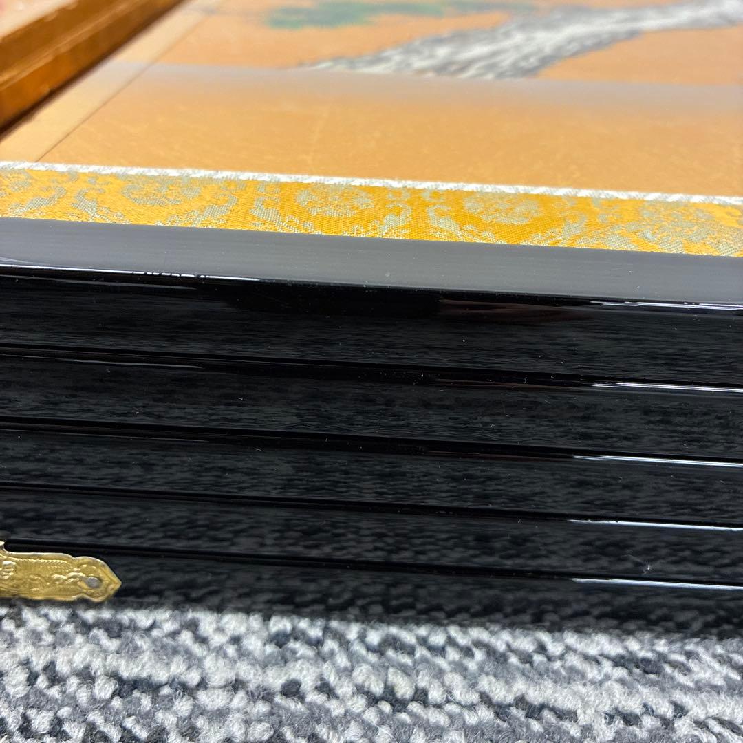 reⅠuお雛様金屏風 鶴、梅、松　超特特大