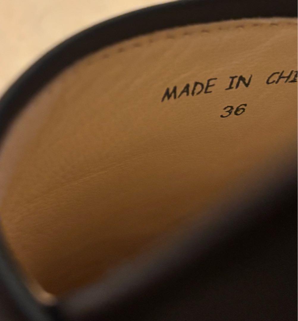 JILL SANDER navy★ウェーブソールウェッジシューズ36