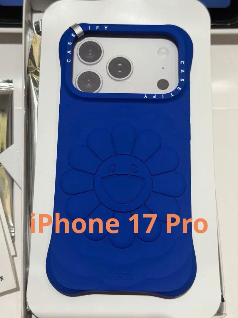 【新品】CASETiFY x 村上隆 iPhone17proケース　ブルー