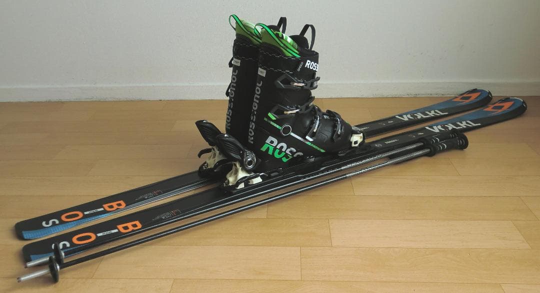 ■■送料無料■VOLKL■メンズスキーセット■板162靴27.5■メンテ付■■