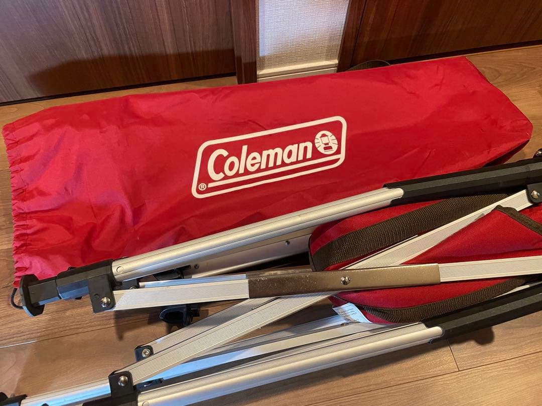 Coleman　ツーウェイキャプテンチェア　レッド　2脚セット