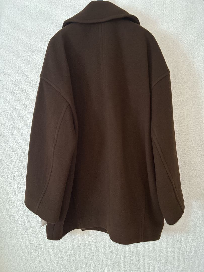 [期間限定価格]MANTECOウールPコート　ブラウンＳ