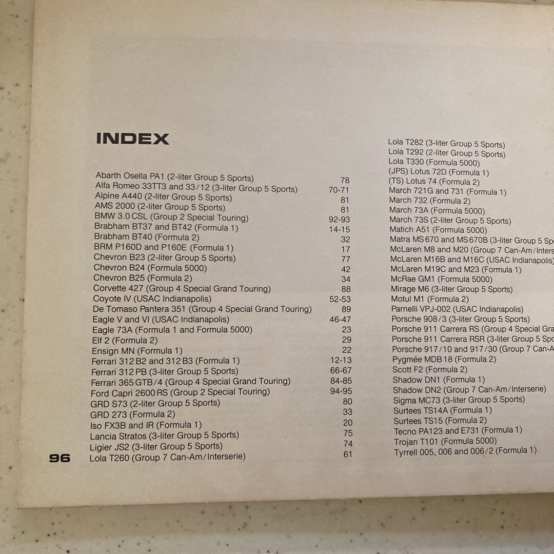 洋書 RACING CAR YEAR 73