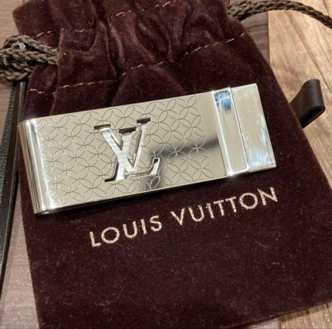 ルイヴィトン マネークリップ バンス ビエ シャンゼリゼ シルバー M65041