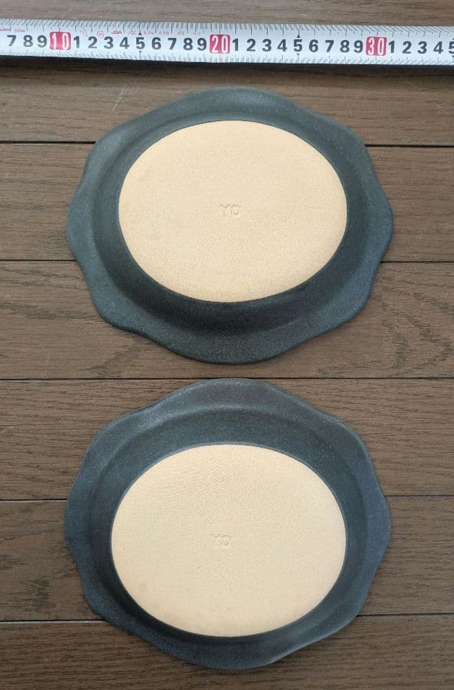 よしざわ窯（益子焼）　大きいお皿セット　１０点　＋おまけ１点さらにもう１点