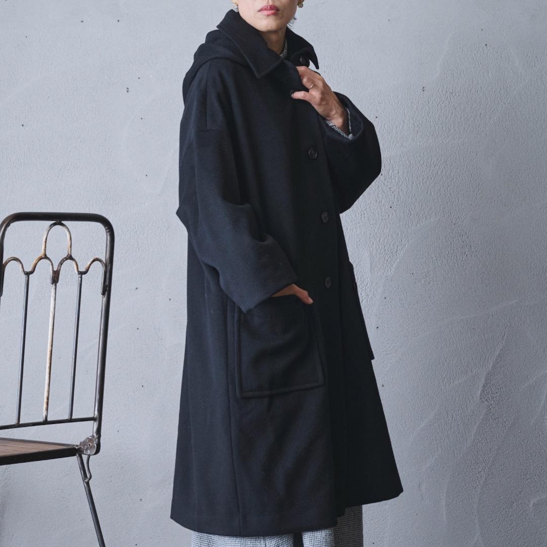 【新品未使用・タグ付き】maison de soil フード取外しコート